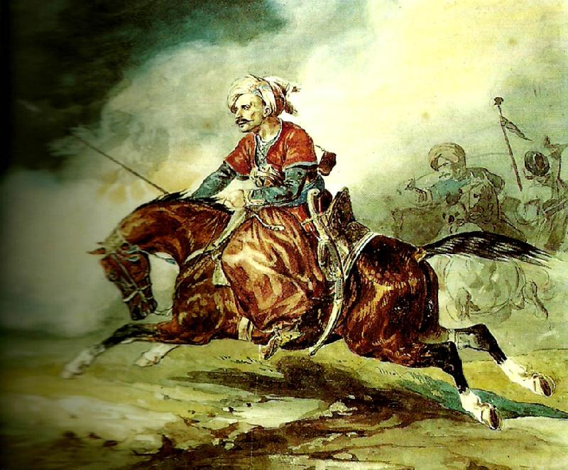 charles emile callande cavalier oriental oil painting picture